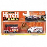 Машинка Matchbox Hitch&Haul Fire Rescue Hazard Squad & MBX Ambulance (H1235 HFH87 TPN17) brown