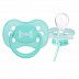 Пустышка Canpol babies Pastelove Силиконовая Круглая 6-18 мес. (22/423) turquoise