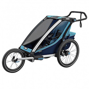 Детская мультиспортивная коляска Thule Chariot Cross1 blue (10202001)