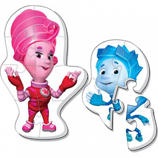 Игра настольная Беби пазлы Фиксики Макси VT1108-02