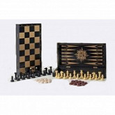 Игра 3 в 1 малая Классика black/gold 085-12