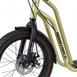 Самокат внедорожный Novatrack City Lin Gold 16/12" 16DSTAMPN1CL.GD8