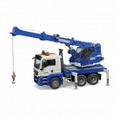 Игрушка Bruder Автокран MAN TGS с модулем со световыми и звуковыми эффектами 03-770
