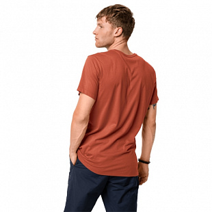 Футболка мужская Jack Wolfskin Chevron T M saffron orange