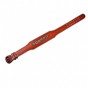 Пояс для поднятия тяжестей Roomaif RLB-103 brown 6" 