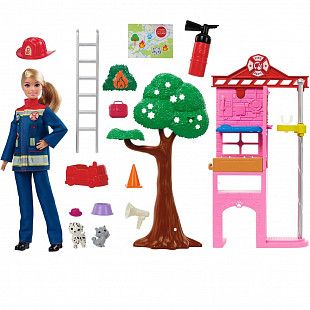 Игровой набор Barbie Пожарная (HRG55)