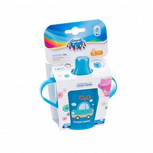 Поильник Canpol babies Non-spill TOYS с ручками 9м+  250 мл (31/200_blu) blue