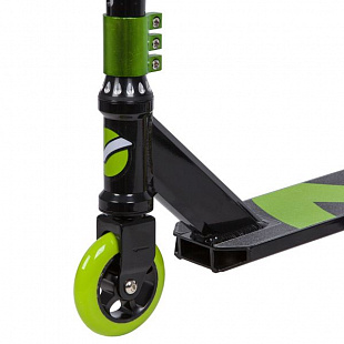 Самокат Novatrack Pixel Black/Green 100A.PIXEL.BGR7