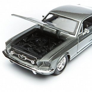 Машинка Maisto 1:24 1967 Ford Mustang GT (31260) grey