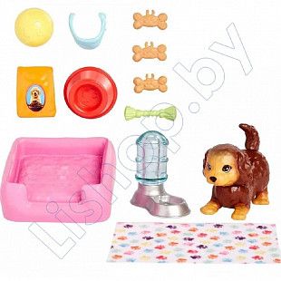 Игровой набор Barbie Милые животные и аксессуары (HKD81 HKD82)