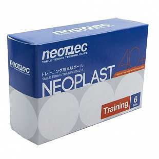 Мячи для настольного тенниса Neottec Neoplast 6 шт