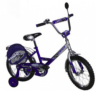 Велосипед для ребенка Amigo 001 14 Pionero silver-blue