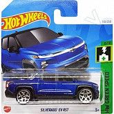 Машинка Hot Wheels Базовой коллекции Silverado EV RST 110/250 (5785 HRY63) mainline 2024