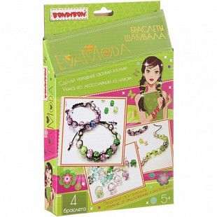 Набор для творчества Bondibon Eva Moda. Браслеты Шамбала ВВ1834