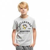 Футболка подростковая Atributika&Club NHL Pittsburgh Penguins 30610 grey