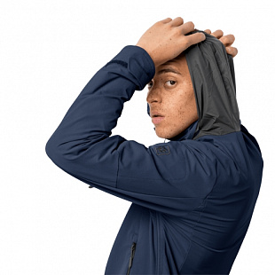 Куртка ветрозащитная мужская Jack Wolfskin Edward Peak Jkt M dark indigo