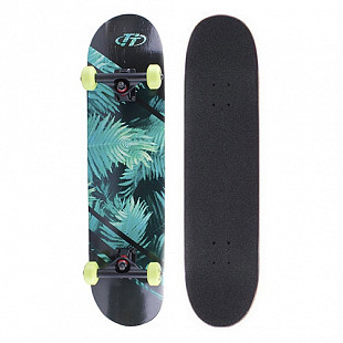 Скейтборд Tech Team Elite Blue Leaves 2021