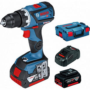 Аккумуляторная дрель-шуруповерт Bosch GSR 18V-60 C L-BOXX 06019G1100