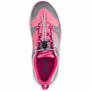 Полуботинки детские Jack Wolfskin Grivla Texapore Low G azalea red
