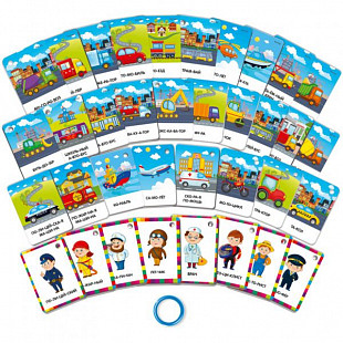 Развивающая игра Vladi Toys Мир машин на кольце VT5000-04