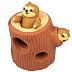 Игровой набор Qunxing Toys ""Ленивцы" (в дупле) 80-9592