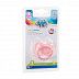 Пустышка Canpol babies Pastelove Силиконовая Круглая 18+ мес. (22/423) pink
