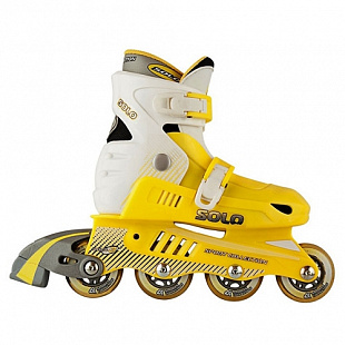 Роликовые коньки Спортивная коллекция Solo yellow