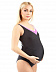 Купальник спортивный женский Mad Wave Gaia for Pregnant (для беременных) black