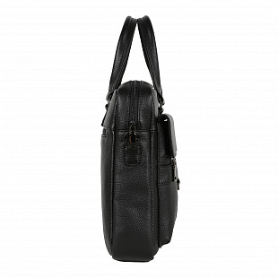 Мужская кожаная сумка Polar 0905 black