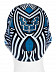 Шапочка для бассейна (плавания) взрослая Mad Wave Silicone Printed Stripes blue