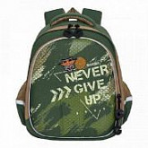 Рюкзак школьный GRIZZLY RAz-087-11 /2 khaki