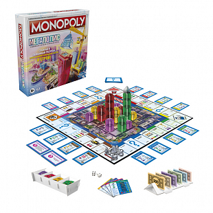Игра настольная Hasbro "Монополия. Мегаполис" детская F1696
