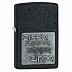 Зажигалка Zippo Pewter in Black Crackle 363 Зажигалка Zippo Pewter in Black Crackle 363