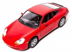 Коллекционная машина Bburago 1:24 Porsche 911 Carrera (18-22081) red