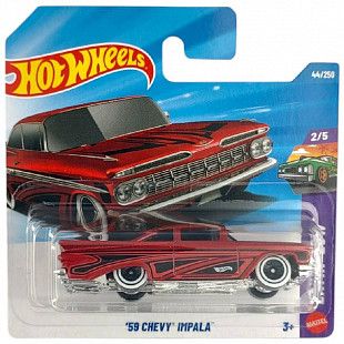 Машинка Hot Wheels Базовой коллекции '59 Chevy Impala 44/250 (5785 JJJ15) mainline 2025