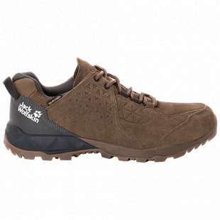 Полуботинки мужские Jack Wolfskin Cascade Hike Lt Texapore Low M dark wood / phantom
