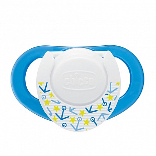 Пустышка латексная Chicco Physio Compact Морская 6-12 мес 2 шт 00074823210000