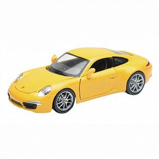 Коллекционная машина Bburago 1:24 Porsche 911 Carrera S (18-21065) yellow