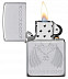 Зажигалка Zippo High Polish Chrome Dancing Dragons 29988 Зажигалка Zippo High Polish Chrome Dancing Dragons 29988