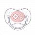 Пустышка Canpol babies Newborn Baby Силиконовая Круглая 18+ мес. (22/564) pink