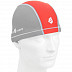 Шапочка для бассейна (плавания) взрослая Mad Wave Lycra Doutone gray/red