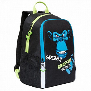 Рюкзак школьный GRIZZLY RB-051-6 /1 black