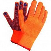 Перчатки акриловые с ПВХ зимние L1301
