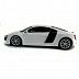 Радиоуправляемая машина Maisto 1:24 Promotion-Ауди R8 V10 2009 (81064) white/black
