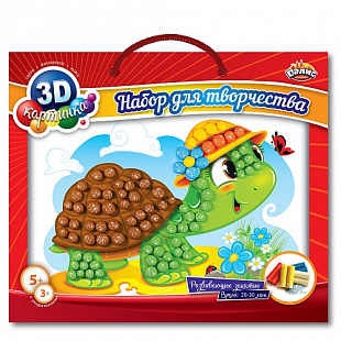 Мозаика из пластилина Dalis Черепашка Дашка  МС-409