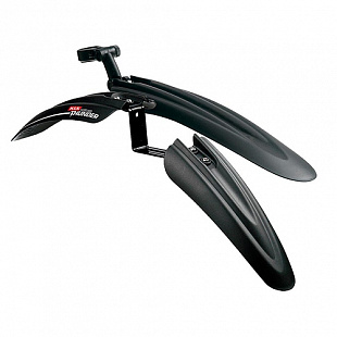 Крылья Kellys KLS Thunder 26" Mudguards KLS THUNDER front and rear mudguard, rea black