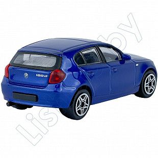 Машинка Bburago 1:43 BMW 1 Series (18-30000/18-30181) blue