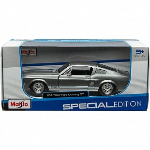Машинка Maisto 1:24 1967 Ford Mustang GT (31260) grey