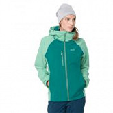 Куртка женская Jack Wolfskin Mount Emin Jkt W emerald green