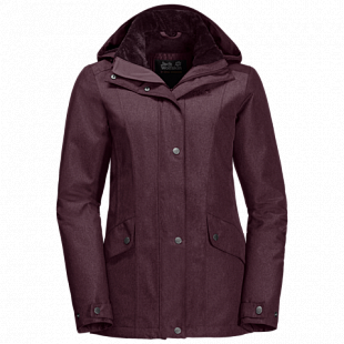 Куртка женская Jack Wolfskin Park Avenue Jacket burgundy